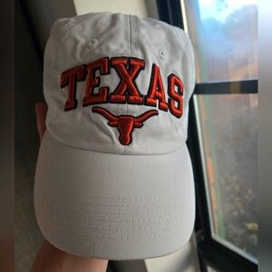White University Of Texas Longhorns Cap OSFA